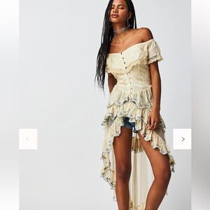 Free People NWOT Falling For You Maxi Top Size XS